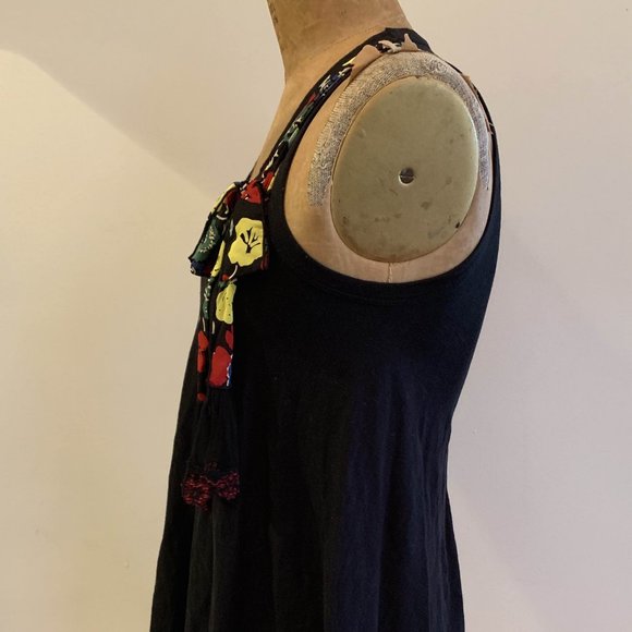 NWT Y2K Anna Sui Cotton Silk T-Shirt Top PS seam open - Picture 4 of 12